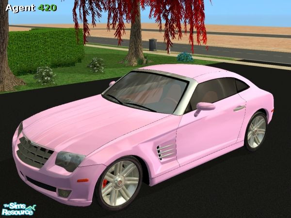 Sims 2 — Metallic Pink Chrysler Crossfire Limited by Agent420 — A Metallic Pink Chrysler Crossfire Limited. MESH