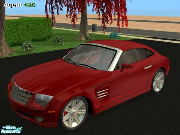 Sims 2 — Metallic Red Chrysler Crossfire Limited by Agent420 — A Metallic Red Chrysler Crossfire Limited. MESH converted