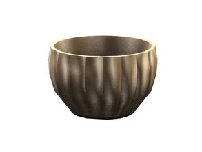 Sims 4 — Acadia Brass Bowl by sim_man123 — A simple brass bowl to add a bit of glitz and glamor to your rooms.