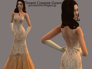 Sims 2 — Vamp wedding dress by grecadea2 — A vamp wedding gown inspired by Terani Couture. The mesh is by Liana and is
