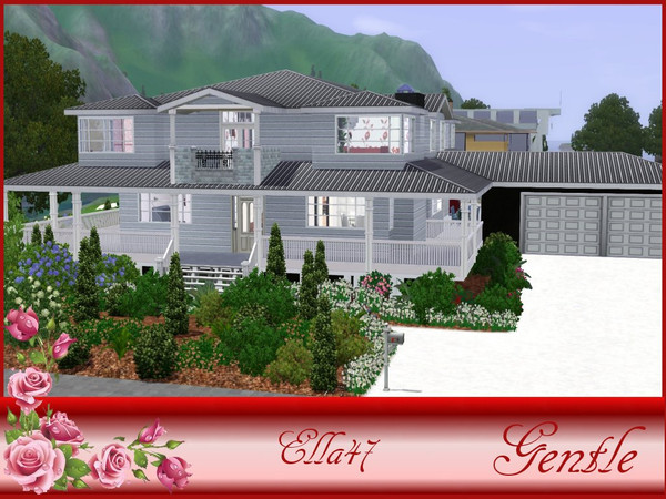 Sims 3 — Gentle by ella47 — Gentle: This a cozy Cottage, built in Hiddensprings by the River. It has on the Mainfloor,