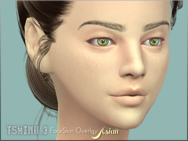 Sims 4 — Tsminh_3 FaceSkin Overlay - Asian (CreaseMouth) by TsminhSims — In Skin Detail - CreaseMouth catalogue :) This