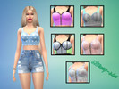 Sims 4 — Bustier Tops [S-S] by stormy-sim — Fabulous recolors of the Sims 4's bustier tops! Very modern!! 