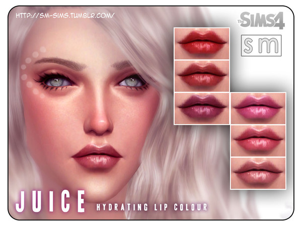 Sims 4 — [ Juice ] - Hydrating Lip Colour by Screaming_Mustard — A splash of glossy lip colour for all day wear. For