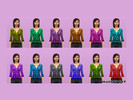 Sims 4 — Female Top Web by Lacuna19852 — A female shirt with web print