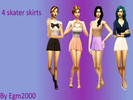 Sims 4 — Skater Skirt by EGM2000 by egm20002 — I wanted to make sure my sims are up to date with the tends, so I made
