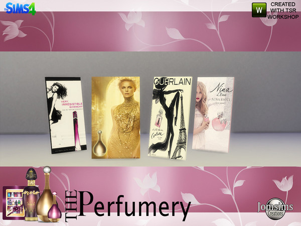 Sims 4 — the perfumery PLV by jomsims — the perfumery PLV. Originals Images. recolor no allowed