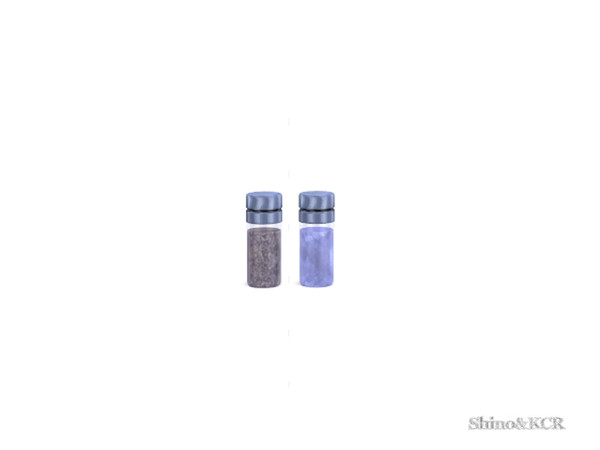 Sims 4 — Kitchen Minimalist - Salt and Pepper by ShinoKCR — nice shakers - but only deco in Game, Glass and chrome