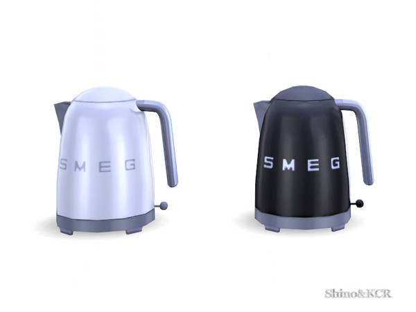 Sims 4 — Kitchen Minimalist - Tea kettle by ShinoKCR — inspired by the SMEG Tea kettle 
