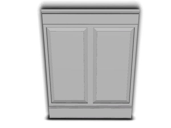Sims 3 — Kalico Wainscoting Raised Panel High by MarcusSims912 — by MarcusSims91 -Kalico Living Set TSR