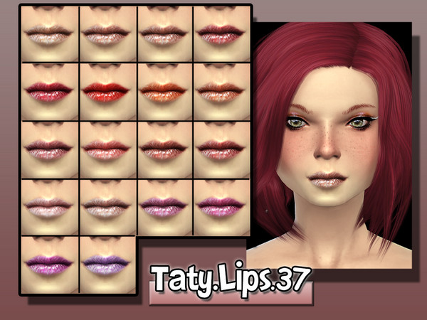 Sims 4 — [Ts4]Taty_Lips_37 by tatygagg — - Female - Teen, Young Adult, Adult, Elder