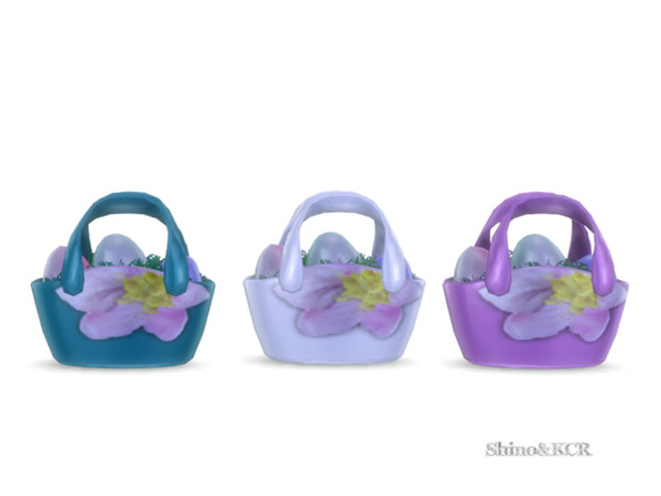 Sims 4 — Easter 2015 - Ceramic Basket by ShinoKCR — nice Decoobject for your Easter Table