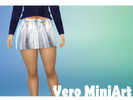 Sims 4 — Holographic Silver Skirt by MiniArt — An original skirt for your sims. Enjoy! :)