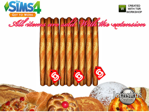 Sims 4 — the bakery 2015 sims 4 bread . french baguettes by jomsims — the bakery 2015 sims 4 bread . french baguettes