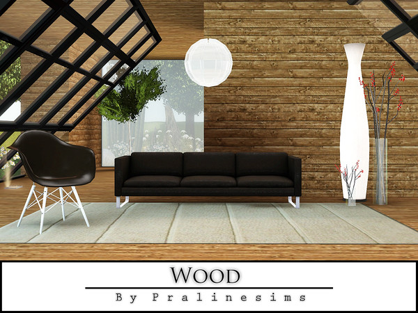 Sims 3 — Wood by Pralinesims — By Pralinesims