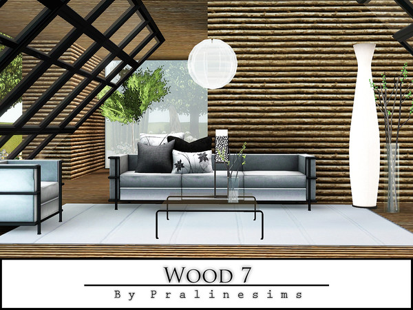 Sims 3 — Wood 7 by Pralinesims — By Pralinesims