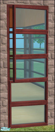 Sims 2 — Seamless Glass Windows - Window Set1 Window2 by Elize-37sims — A set of 7 windows with diagonals that when