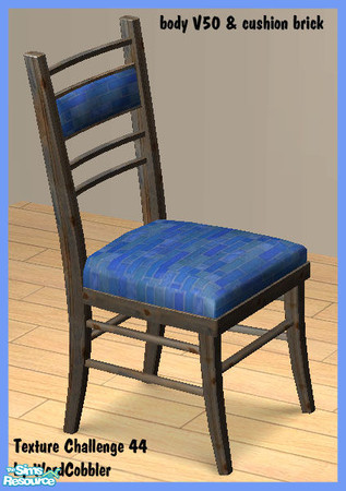 Sims 2 — WC TC44 'The Frank' Dining Chair body-woodvertical50 by WordCobbler — This download contains the body only! For
