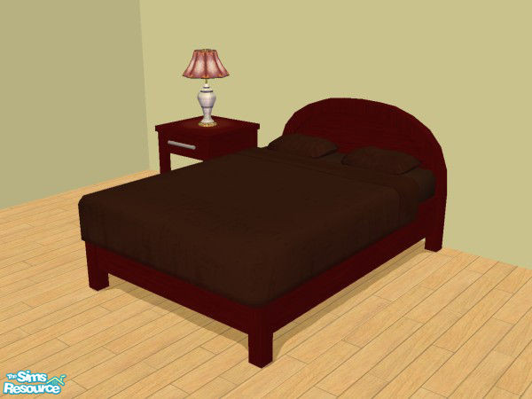 Sims 2 — Just Sheets - Chocolate Brown by Lily Whyte — Sets of plain solid-coloured brushed cotton sheets in vintage