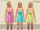 Sims 4 — Pastel Dress by GrizzlySimr — Pastel hues are fresh and modern, making them a perfect collection to add to your