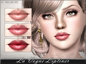 Sims 3 — La Vogue Lipliner by Pralinesims — New realistic lipstick for your sims! Your sims will love their new look ;) -