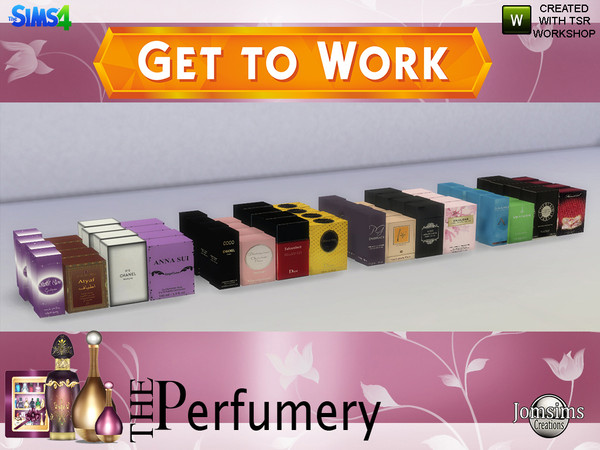 Sims 4 — the perfumery  box perfume get to work by jomsims — the perfumery box perfume get to work
