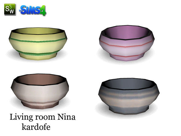 Sims 4 — kardofe_Lliving room Nina_bowl by kardofe — Decorative bowls
