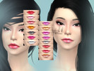 Sims 4 — [EVE62] Lipstick #1 by EVE622 — My first creation :) 16 colors