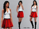Sims 4 — Plissada by Nalu_Sales_ — skirt. female, adult, everyday, formal
