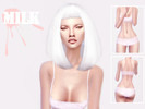 Sims 4 — M.I.L.K Skin by Milk2 — MILK Skin + Detailed skin overlay + Can be found in Skin details 