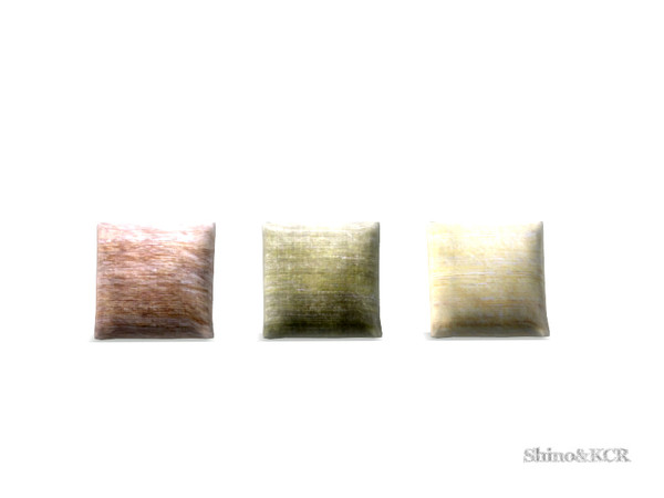 Sims 4 — Living Minimalist - Pillow by ShinoKCR — three trendy colors - fabric raw silk now with active Designtool