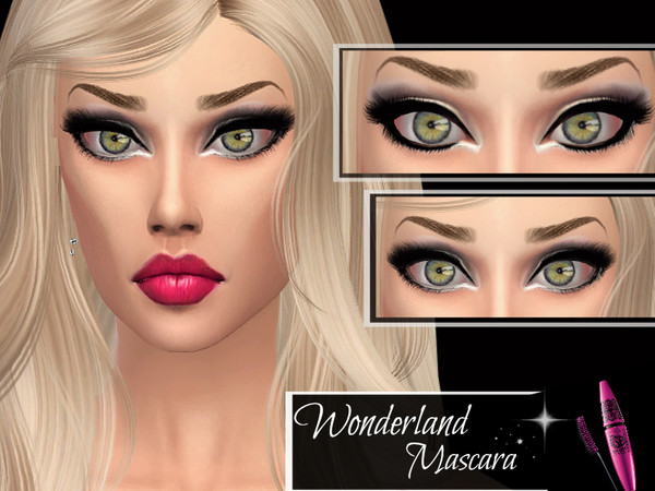 Sims 4 — Wonderland Mascara by Queen_BeeXxx21 — Please do not claim as your own, it would be much appreciated! Thank you