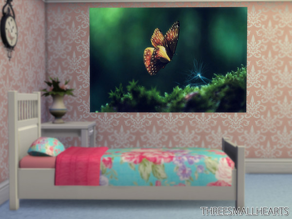 Sims 4 — Big Realism Butterfly Posters by threesmallhearts2 — Posters to decorate your Sims house with :)