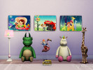 Sims 4 — Paintings Children by mar19752 — Pictures for the children's room. In one set of 3 pieces.