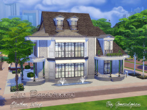 Sims 4 — Les Parisiennes (clothing shop) by Guardgian2 — A modern clothing store has been created in an old house of