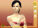 Sims 4 — Singapore Sling jewellery set by Golden_Girl2 — Singapore Sling is a modern oriental-inspired fine jewellery set