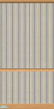 Sims 2 — TC45 Stripes on Stripes by jeni — A Stripes wall. A mixture of blues and neutral tones in narrow stripes.