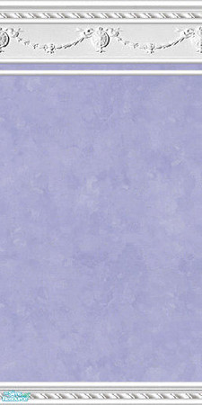 Sims 2 — jsf2RopeSwagLav by jsf — Mottled lavender wallpaper in my Rope and swag mouldings hold this and the matching