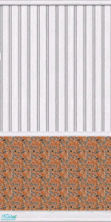 Sims 2 — Marble Match Wall 2 by Riverwillows — A beautiful wood and marble wallpaper for your home. If you like it,