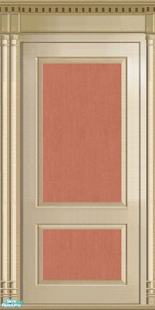 Sims 2 — jsf2VictorianCoral by jsf — A Victorian style wall with elegant turnings and dentile crown holds coral, stried