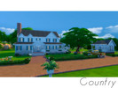 Sims 4 — Country - Family house by fonxi121994 — A huge garden, a big pool and a lot of space for your Sims and their