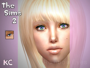 Sims 2 — Rainbow Eyes by KCsim — Remember to adjust your settings HIGH in the game for best results ^_^ Happy Simming ~
