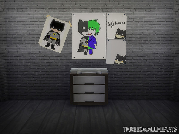 Sims 4 — Baby Batman's by threesmallhearts2 — Has your child's dream always been to become a superhero? Yes? Well now you