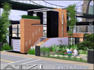 Sims 3 — URBAN Living by ATZI — A modern 3 story home with a beautiful garden. On the main floor there ist the garage,