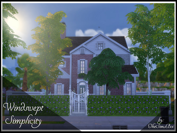Sims 4 — Windswept Simplicity by TheSimsBoi — This 4 bedroom, 3 bathroom home comes equipped with a mix of the finest