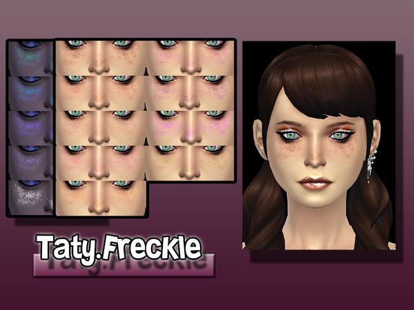 Sims 4 — [Ts4]Taty_Freckle by tatygagg — -Female, Male -Human -Child, Teen, Young Adult, ADult, Elder -Blush