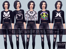 Sims 4 — MissLuna - Killstar Sweaters - Get to Work needed by MissLunaxo2 — A series of 5 sweaters with prints from the