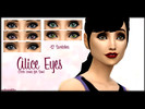 Sims 4 — ~Alice Eyes~ (Circle Lenses!) by drewKatyp112 — My second set of eyes... these are more of a circle lens type-