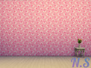Sims 4 — Girly Wallpapers v1 by NymphySims — A Small Set Of Three Cute Girly Wallpapers -Pink & Red Hearts -Autumn