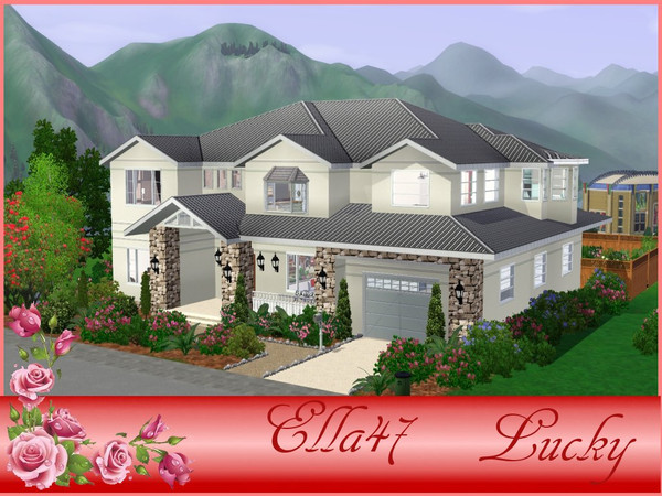 Sims 3 — Lucky by ella47 — Lucky: Is a nice cozy and friendly home for your Sims. On the mainflooor. There is a nice